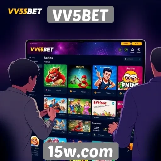 Experiência do usuário na plataforma de jogos VV5BET